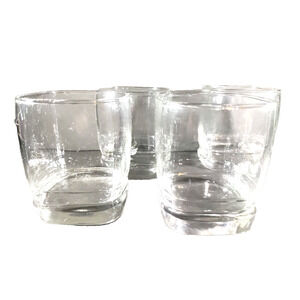 Whiskey Rock Drinking Glasses Bourbon Old Fashion Set Of 4